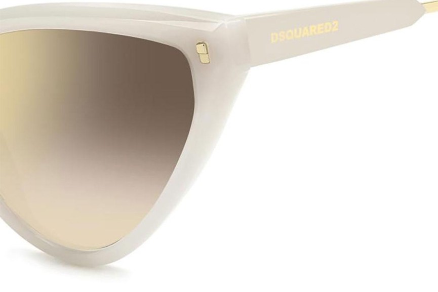 Slnečné okuliare Dsquared2 D20134/S SZJ/JL Cat Eye Biele