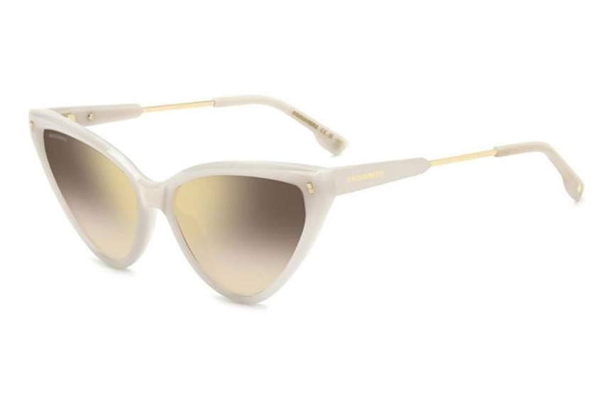 Slnečné okuliare Dsquared2 D20134/S SZJ/JL Cat Eye Biele