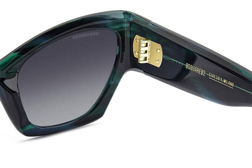 Slnečné okuliare Dsquared2 D20132/S 6AK/9O Cat Eye Zelené