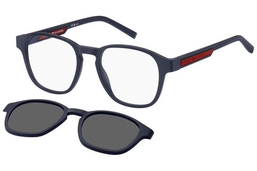 Okuliare Tommy Hilfiger TH2085/CS FLL/M9 Polarized Obdĺžníkové Modré