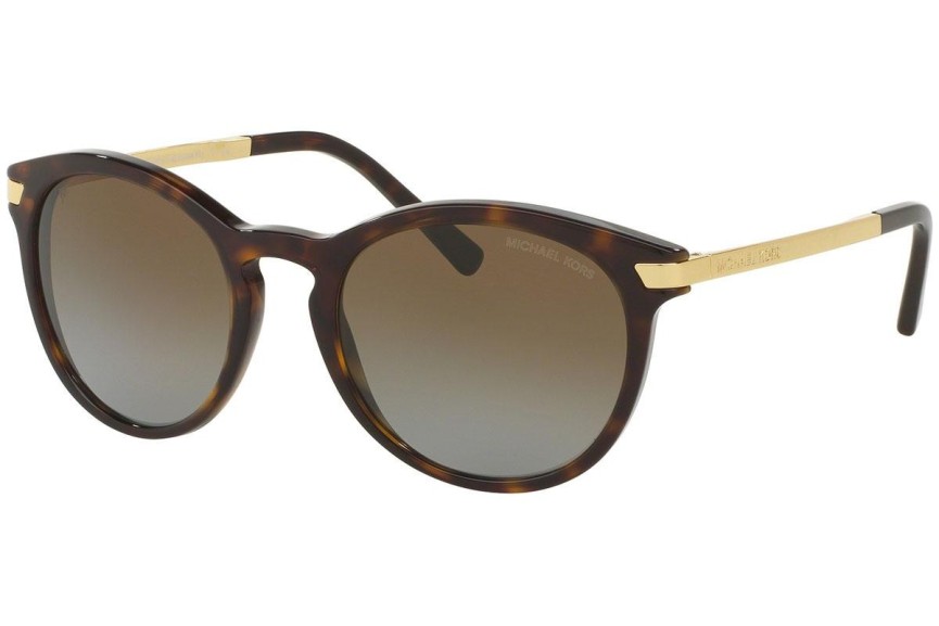 Slnečné okuliare Michael Kors Adrianna III MK2023 3106T5 Polarized Okrúhle Havana