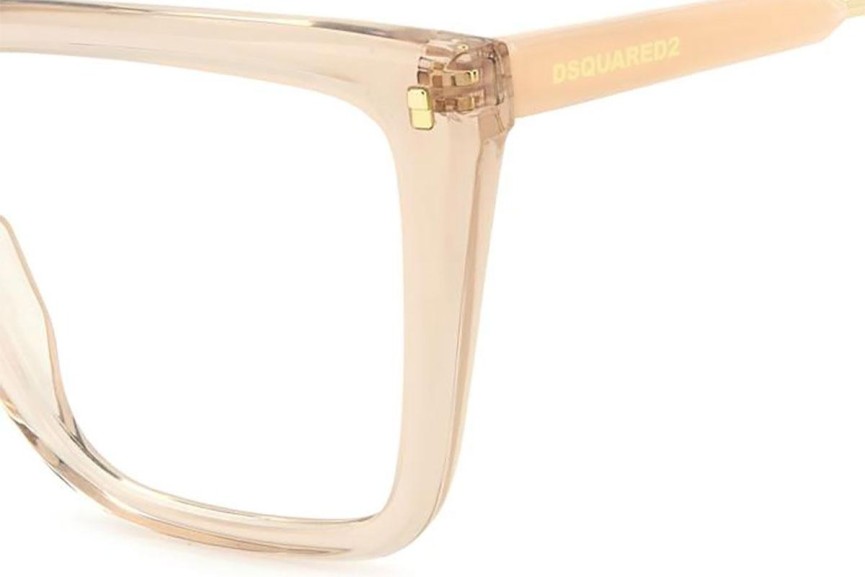 Okuliare Dsquared2 D20136 35J Obdĺžníkové Béžové