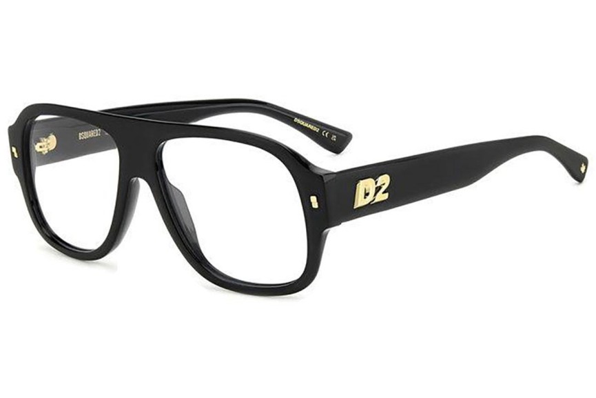 Okuliare Dsquared2 D20125 807 Flat Top Čierne