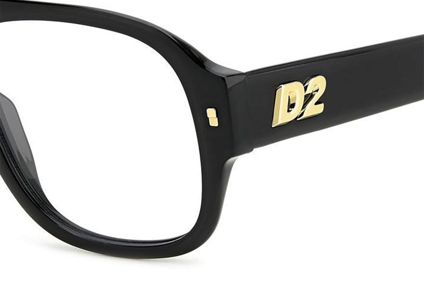 Okuliare Dsquared2 D20125 807 Flat Top Čierne