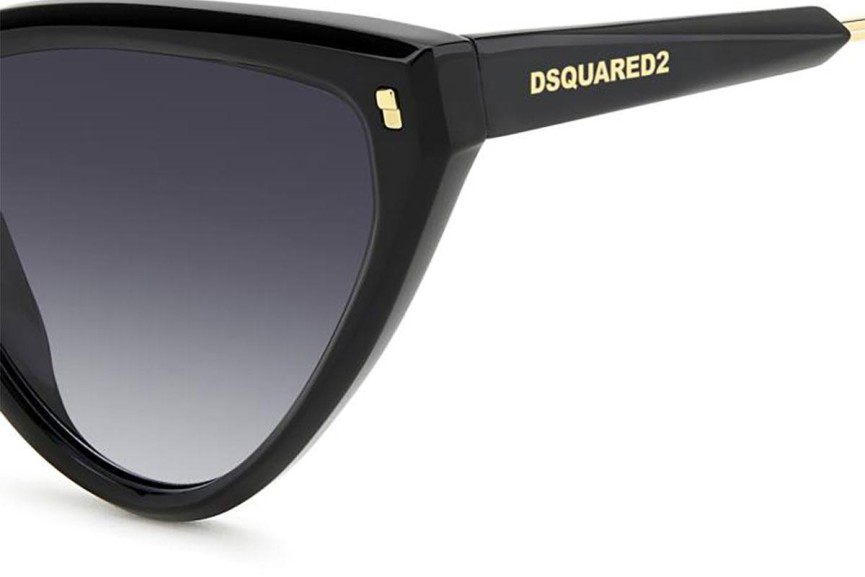 Slnečné okuliare Dsquared2 D20134/S 807/9O Cat Eye Čierne