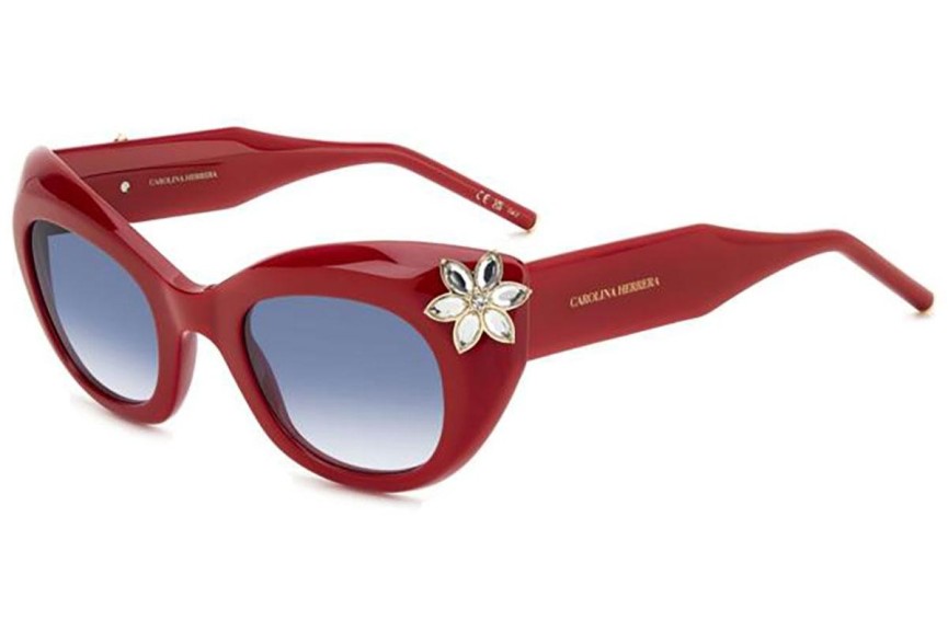 Slnečné okuliare Carolina Herrera HER0215/S C9A/08 Cat Eye Červené