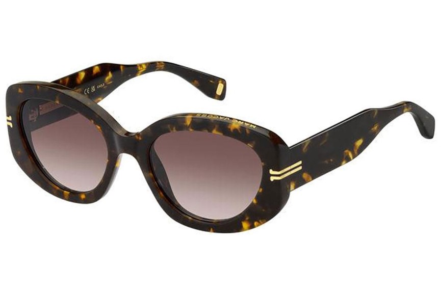 Slnečné okuliare Marc Jacobs MJ1099/S 086/HA Oválne Havana