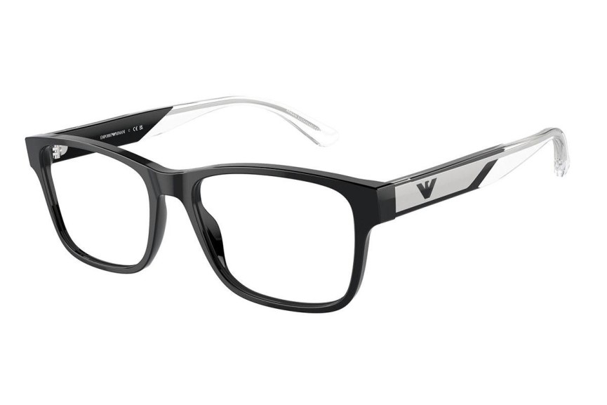 Okuliare Emporio Armani EA3239 5017 Obdĺžníkové Čierne