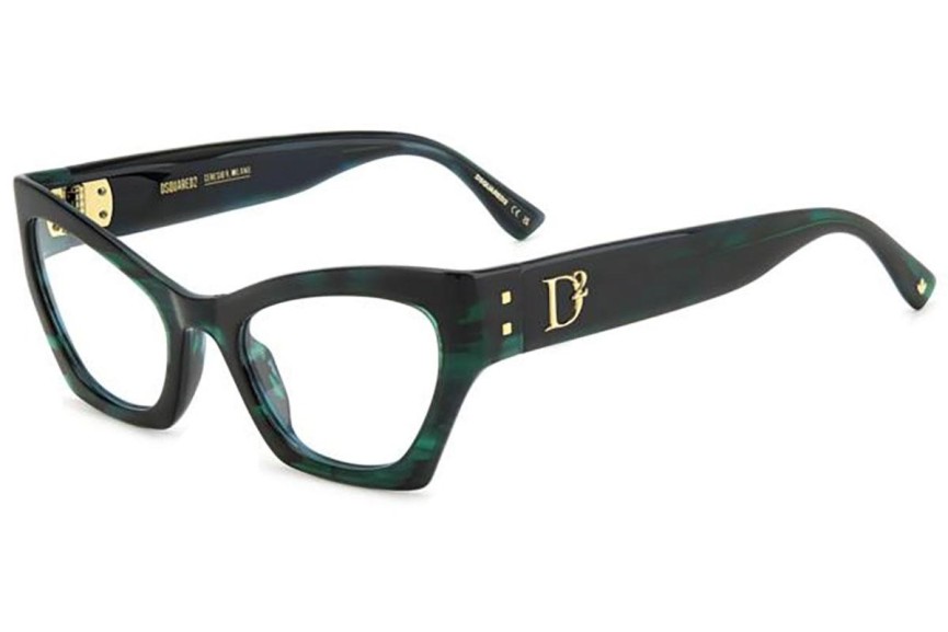 Okuliare Dsquared2 D20133 6AK Cat Eye Zelené