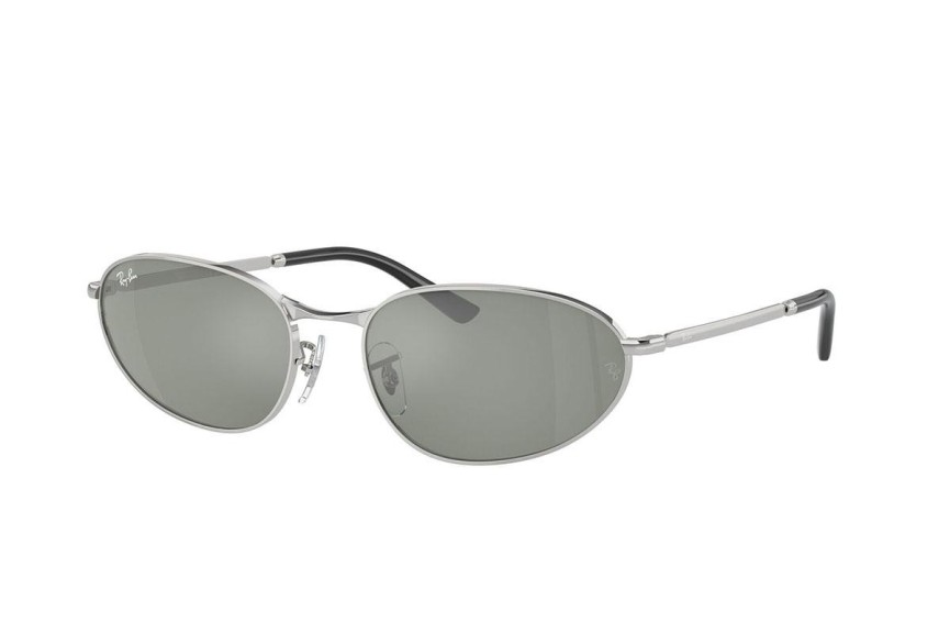 Slnečné okuliare Ray-Ban RB3734 003/40 Oválne Strieborné