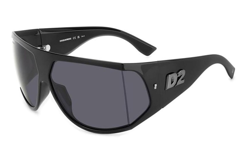 Slnečné okuliare Dsquared2 D20124/S ANS/IR Flat Top Čierne