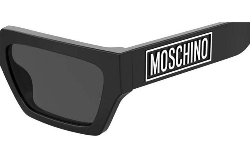 Slnečné okuliare Moschino MOS166/S 807/IR Obdĺžníkové Čierne