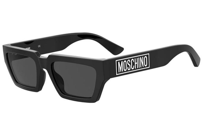 Slnečné okuliare Moschino MOS166/S 807/IR Obdĺžníkové Čierne