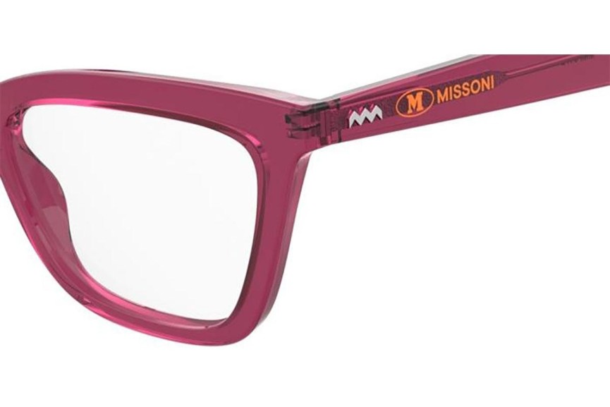 Okuliare M Missoni MMI0172 8CQ Obdĺžníkové Červené