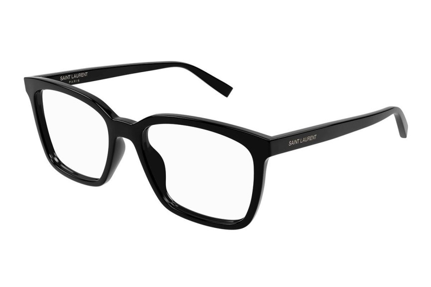 Okuliare Saint Laurent SL672 001 Squared Čierne