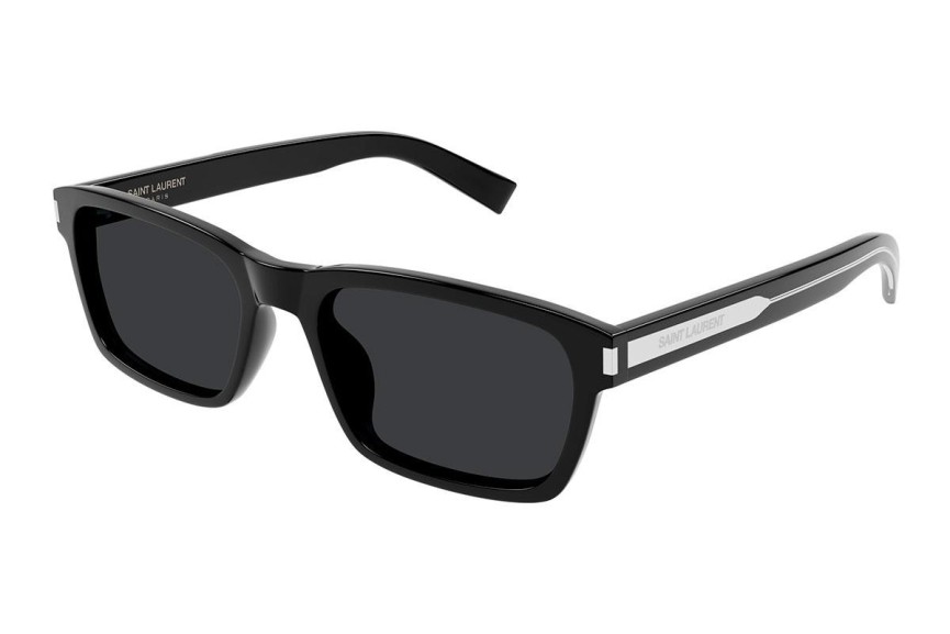 Slnečné okuliare Saint Laurent SL662 001 Squared Čierne