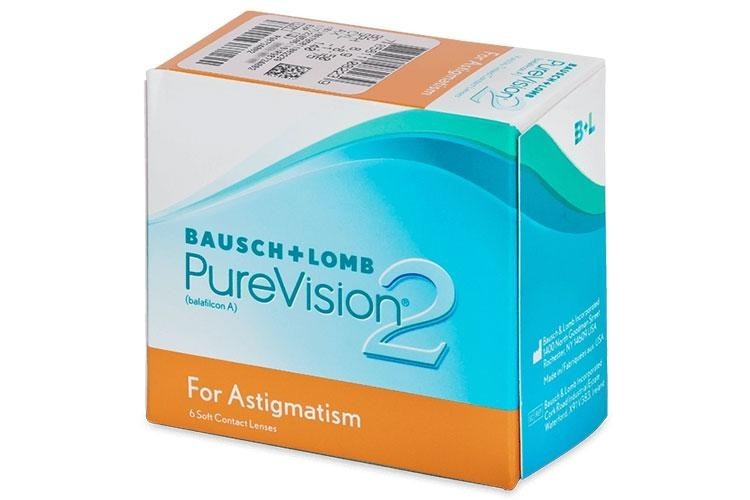 Kontaktné šošovky Mesačné PureVision2 for Astigmatism (6 šošoviek)