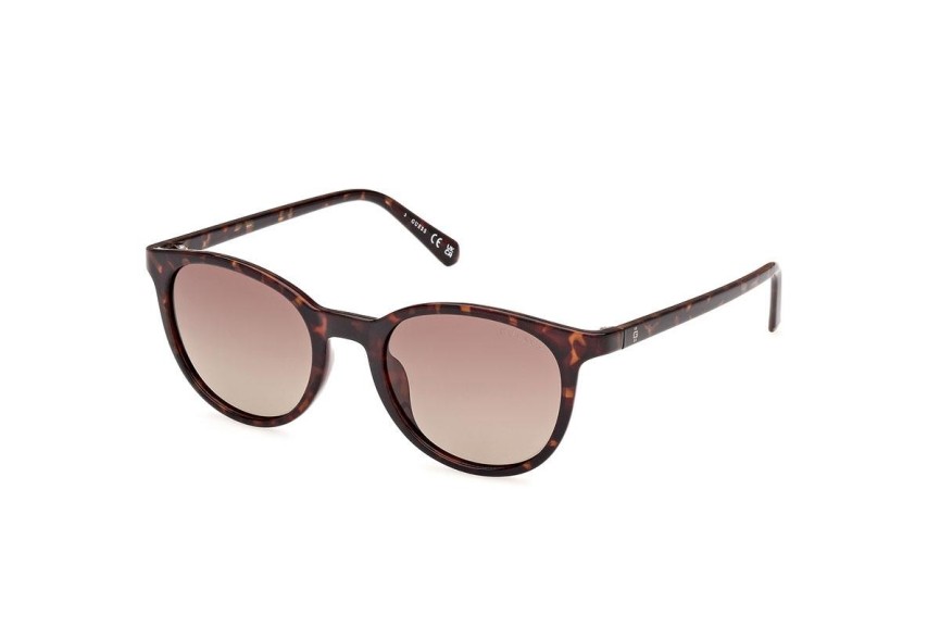 Slnečné okuliare Guess GU00118 52H Polarized Okrúhle Havana