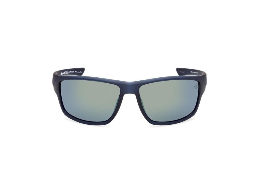 Slnečné okuliare Timberland TB00003 91D Polarized Obdĺžníkové Modré