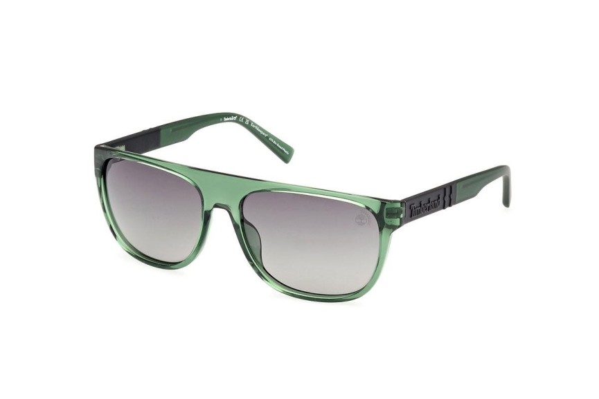 Slnečné okuliare Timberland TB00004 95D Polarized Squared Zelené