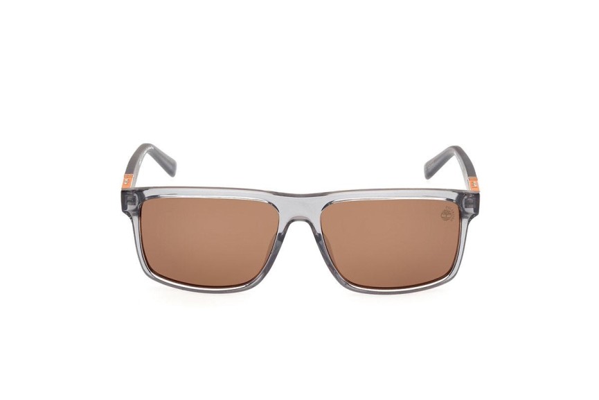 Slnečné okuliare Timberland TB00006 20H Polarized Obdĺžníkové Sivé