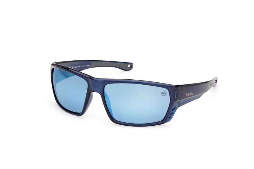 Slnečné okuliare Timberland TB00002 90D Polarized Obdĺžníkové Modré