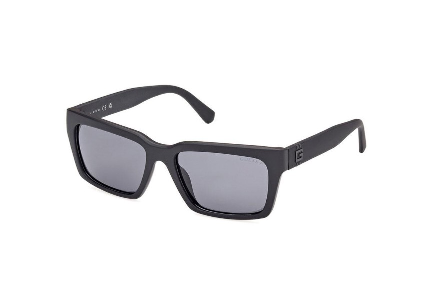 Slnečné okuliare Guess GU00121 02D Polarized Obdĺžníkové Čierne