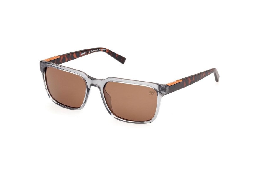 Slnečné okuliare Timberland TB00008 20H Polarized Squared Sivé