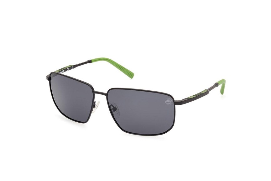 Slnečné okuliare Timberland TB00010 02D Polarized Obdĺžníkové Čierne