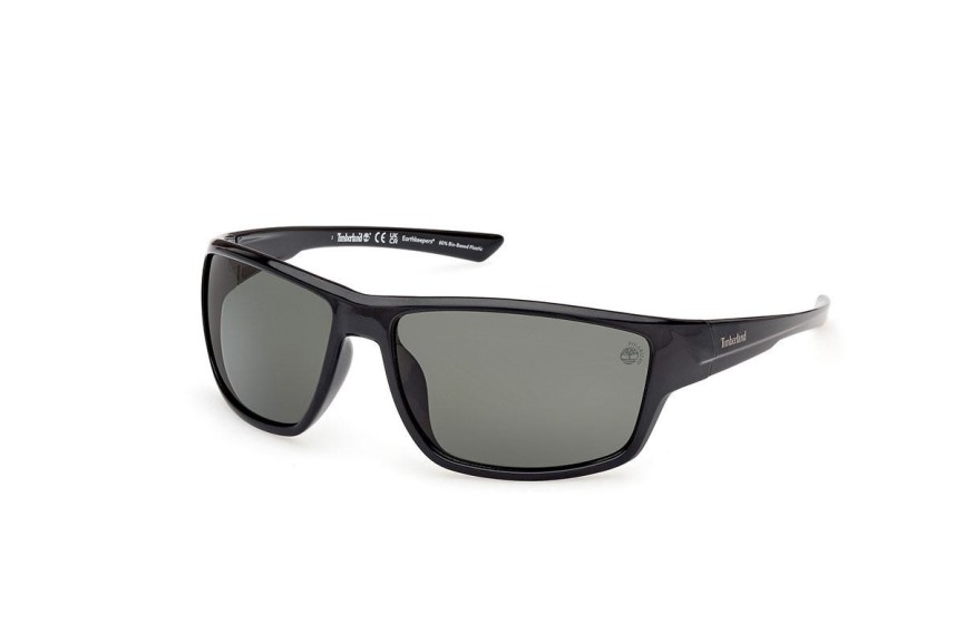 Slnečné okuliare Timberland TB00003 01R Polarized Obdĺžníkové Čierne