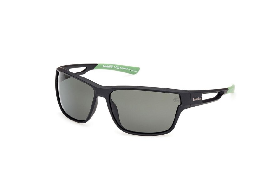 Slnečné okuliare Timberland TB00001 02R Polarized Obdĺžníkové Čierne