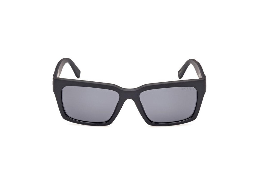 Slnečné okuliare Guess GU00121 02D Polarized Obdĺžníkové Čierne