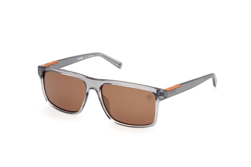 Slnečné okuliare Timberland TB00006 20H Polarized Obdĺžníkové Sivé