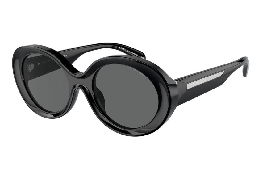 Slnečné okuliare Emporio Armani EA4231U 501787 Okrúhle Čierne