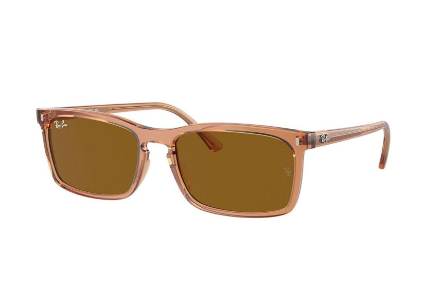 Slnečné okuliare Ray-Ban RB4435 676433 Obdĺžníkové Hnedé