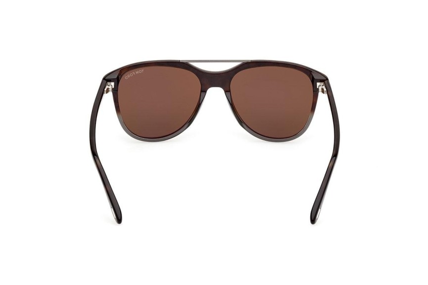 Slnečné okuliare Tom Ford FT1098 55J Squared Havana