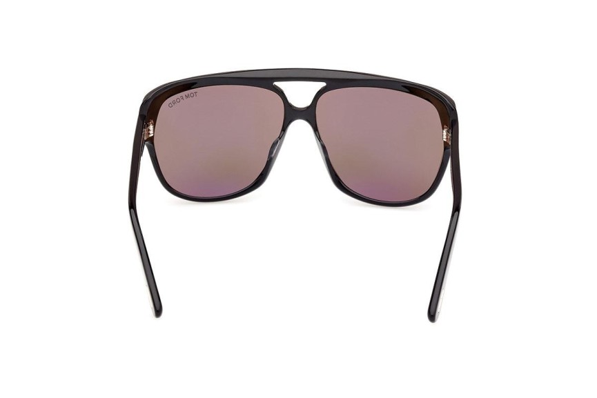 Slnečné okuliare Tom Ford FT1103 01L Squared Čierne