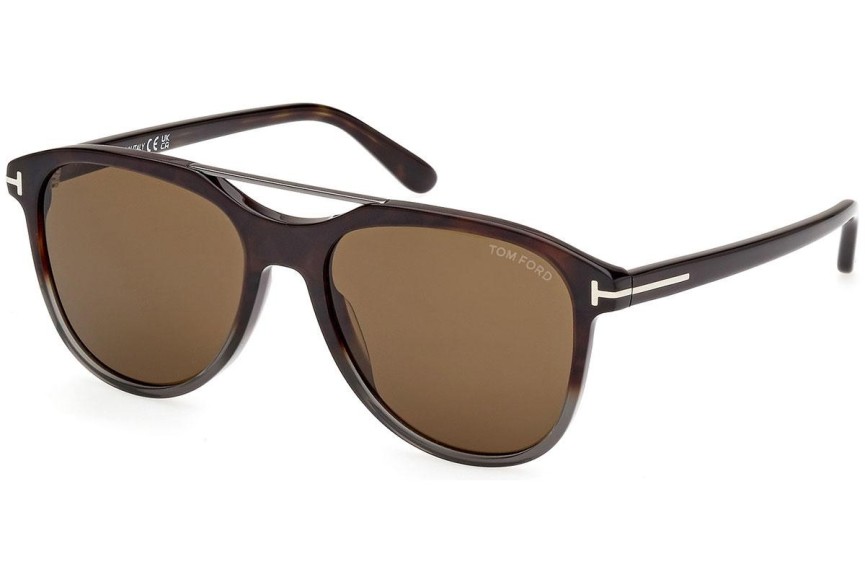 Slnečné okuliare Tom Ford FT1098 55J Squared Havana