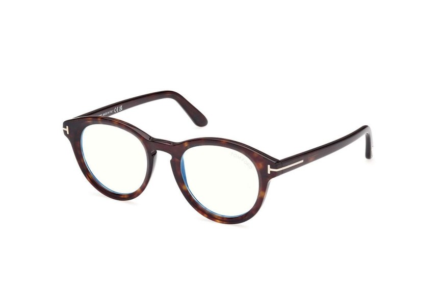 Okuliare Tom Ford FT5940-B 052 Okrúhle Havana