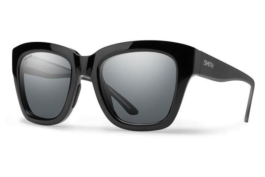 Slnečné okuliare Smith SWAY 807/M9 Polarized Obdĺžníkové Čierne