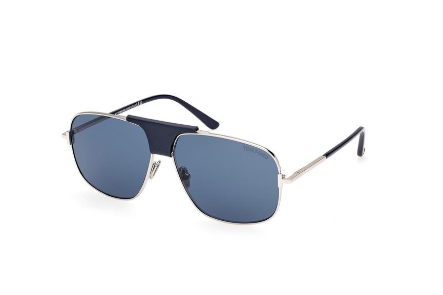 Slnečné okuliare Tom Ford FT1096 16V Squared Strieborné