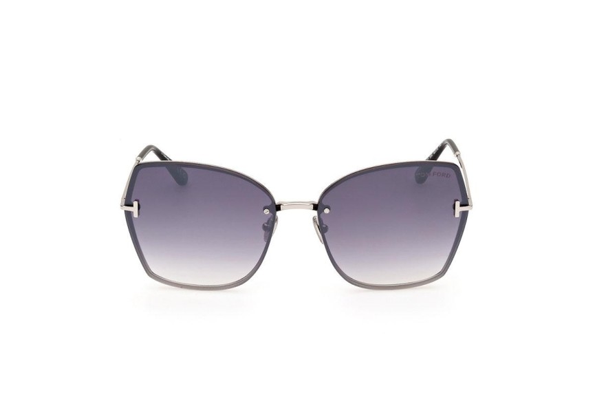 Slnečné okuliare Tom Ford FT1107 16C Squared Strieborné