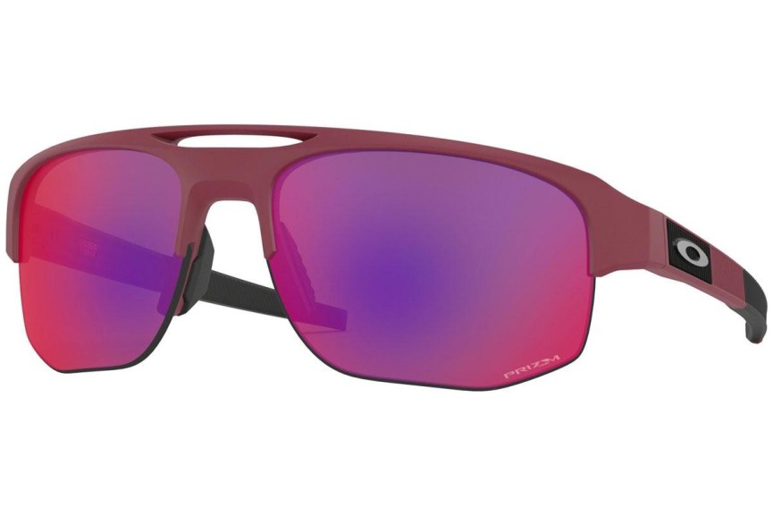 Slnečné okuliare Oakley Mercenary OO9424-04 PRIZM Obdĺžníkové Červené