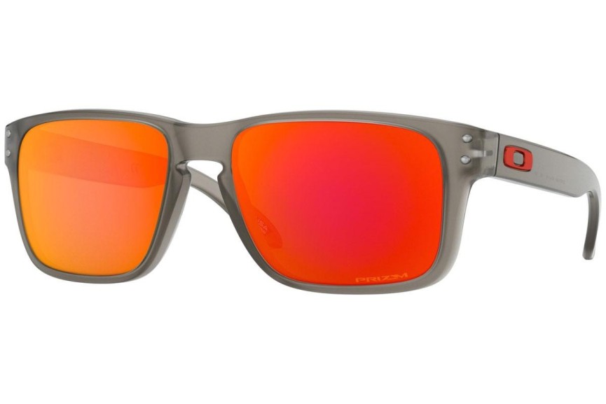 Slnečné okuliare Oakley Holbrook XS OJ9007-03 PRIZM Squared Sivé