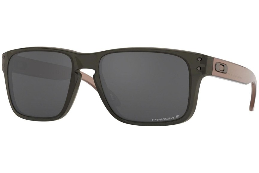 Slnečné okuliare Oakley Holbrook XS OJ9007-08 PRIZM Polarized Squared Sivé