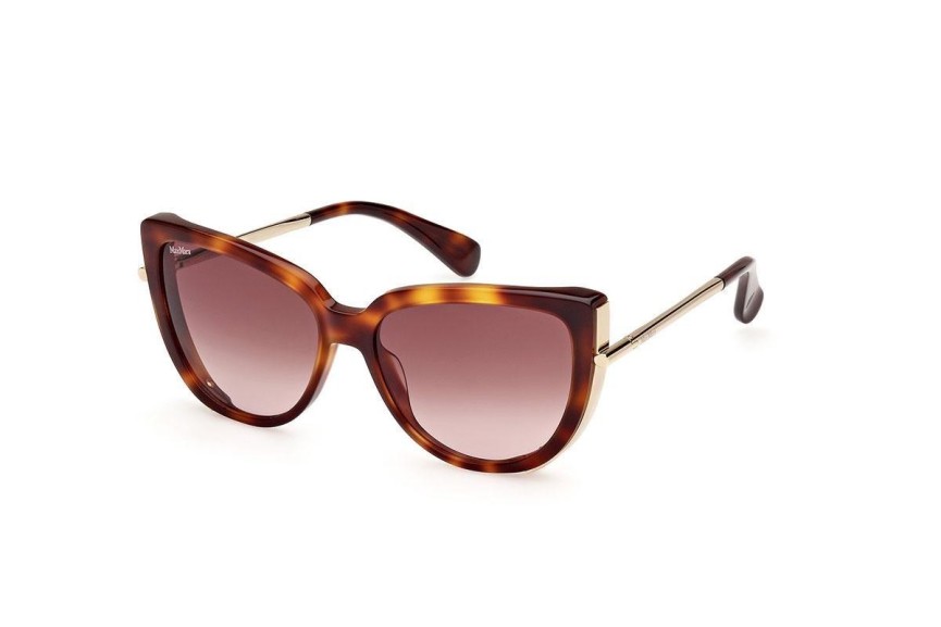 Slnečné okuliare Max Mara MM0095 52F Cat Eye Havana