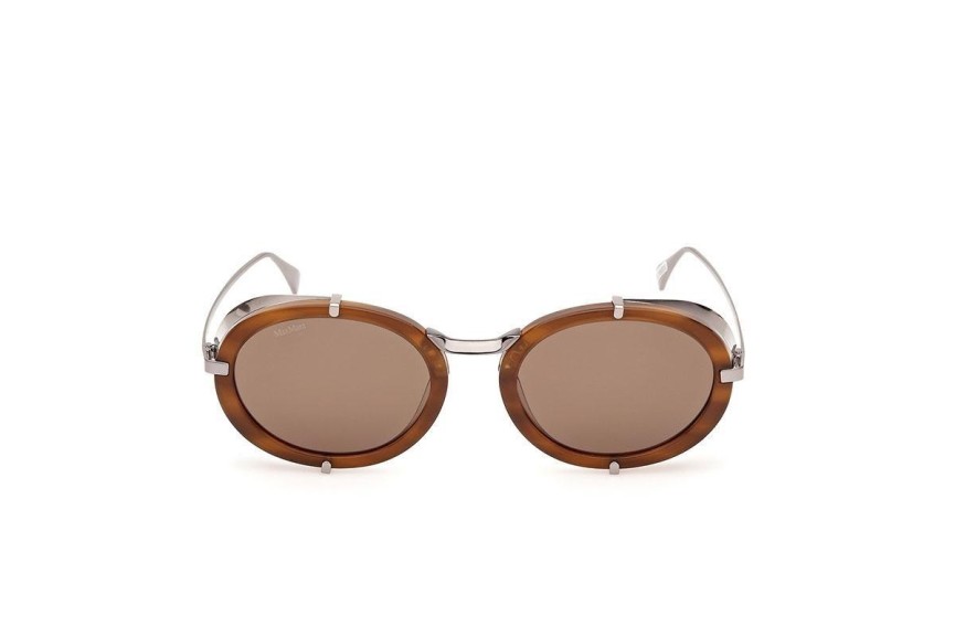 Slnečné okuliare Max Mara MM0103 50E Okrúhle Hnedé