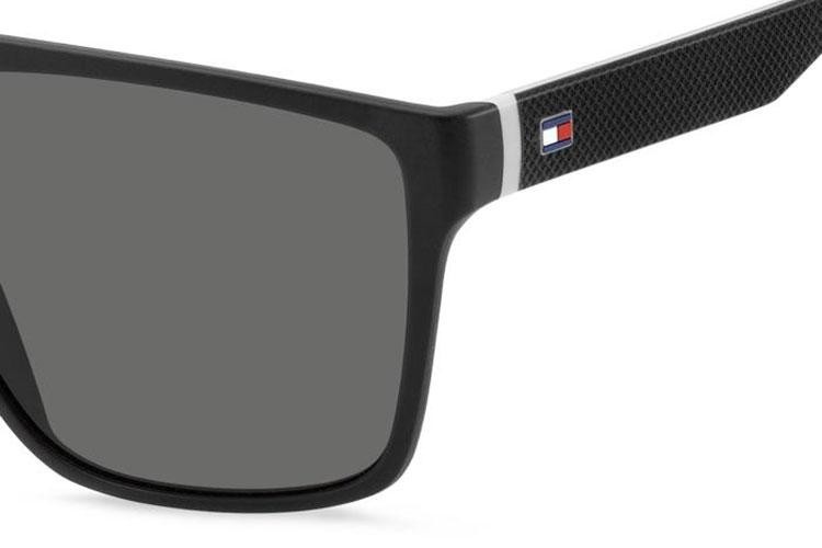 Slnečné okuliare Tommy Hilfiger TH1717/S 08A/M9 Polarized Flat Top Čierne