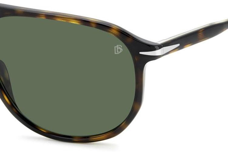 Slnečné okuliare David Beckham DB1159/S 086/UC Polarized Obdĺžníkové Havana