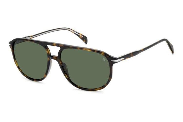 Slnečné okuliare David Beckham DB1159/S 086/UC Polarized Obdĺžníkové Havana